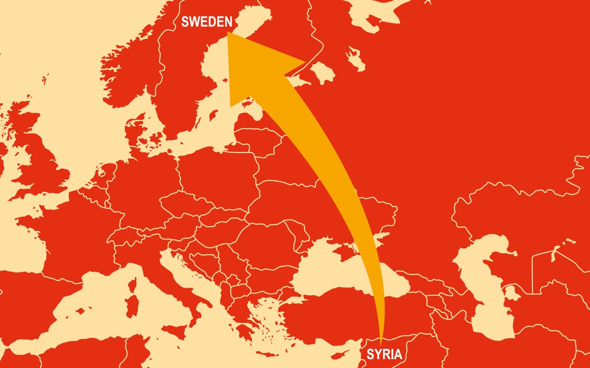 From Syria to Sweden